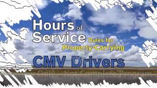 Hours of Service Rules for Property-Carrying CMV Drivers