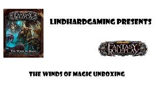 Warhammer Fantasy RPG Winds Of Magic unboxing