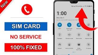 how to fix no service sim card issue | SIM card no service problem