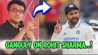 Sourav Ganguly On Rohit absence BGT 1st Match in Perth 