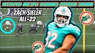 Film Breakdown: Zach Sieler puts up ELITE Performance vs the Seahawks