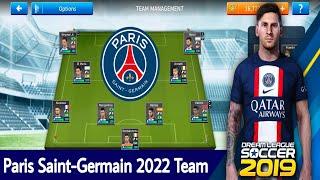 How To Create Paris Saint-Germain (PSG) 2022 Team in Dream League Soccer 2019