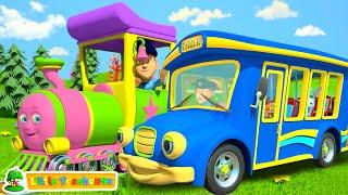 Wheels On The Bus & Vehicles Nursery Rhyme & Kids Song by Little Treehouse