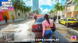 GTA 6: Lucia vs Cops Full Hot pursuit - New Gameplay Leak!