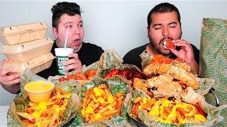 Orlin's First Time Trying Wingstop • MUKBANG