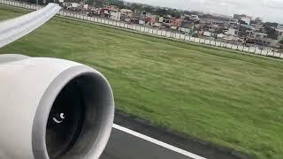 GE90 Roar! EVA Air 777-300ER Takeoff from Manila | B-16738