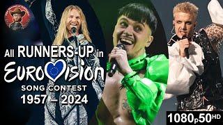 All Runners-Up  in Eurovision Song Contest (1957-2024)