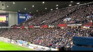 Rangers fans serenade the Europa League with Ibroxonia 