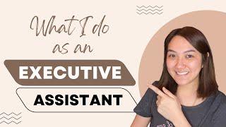 Top 5 Executive Assistant tasks that you need to know!  | Work From Home Job