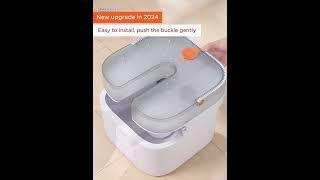 Joybos® 360 Spin Mop And Bucket Set Includes Three Types Mop Heads Z48  Installation Video