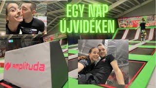 EGY NAP ÚJVIDÉKEN- trambulin park, edzés, kaja és a barátom | Paula 