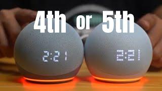 Amazon Alexa Echo dot 4th generation vs Alexa Echo dot 5th generation Quick comparison.