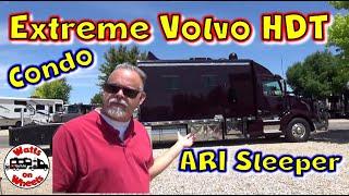  Extreme Volvo HDT // RV Hauler // ARI Sleeper //  HDT Condo