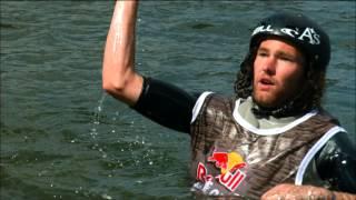 Wakeboard competition on old cargo ship - Red Bull Wake of Steel 2014