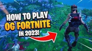 How To Play OG Fortnite in 2023 Tutorial Creative 2.0 (Xbox,Playstation,PC) (Creative Map Code)