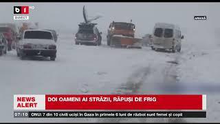 DOI OAMENI AI STRĂZII, RĂPUȘI DE FRIG ÎN JUDEȚUL HARGHITA_Știri B1TV_9 nov. 2024