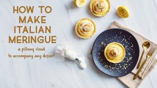 How To Make ITALIAN MERINGUE | We Made Lemon Tarts Ahead Of Time to Top the Meringues Onto & Tasting