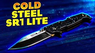 Обзор и краш тест Американского складного ножа Cold Steel SR1 Lite | Superarbalet.ru | Суперарбалет