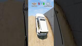 Toyota Land Cruiser vs Cadillac Escalade #beamngdrive