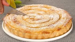 Apple pie like a HURRICANE melts in your mouth! Take 3 apples and you will be amazed!