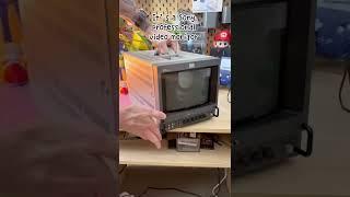 My TV monitor #retrogaming #retrogames #crtmonitor #sony #pvm #snes #supergameboy #retroaesthetic