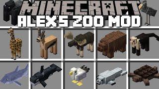 Minecraft ALEX'S ZOO ANIMALS MOD / DANGEROUS WILD ANIMAL AND SAFARI CREATURES !! Minecraft Mods