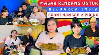 Masak Rendang Kambing Untuk Keluarga India‼️Tinggal Di India‼️