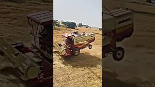 combine harvester machine status vedio️ #shorts #youtubeshorts #farming #combine #harvester
