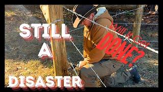 Racing The Clock | Can This Fence Be Done In TIme? DIY Fencing With Help From A Friend