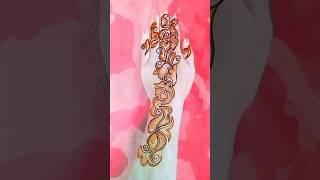 simple back hand beautiful arebic mehandi design| #shorts #ytshorts #back hand