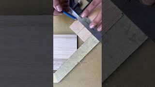 easy way to measure the position of wooden corner #working #works #carpentry #wood #diy