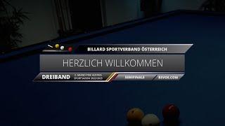 2. Dreiband Grand Prix Austria 2022/23 - Semifinale - Andreas Efler gg. Gerhard Kostistansky