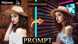 Midjourney V5.1 - How To Upload A Reference Image And Use As A Prompt - Detailed Tutorial