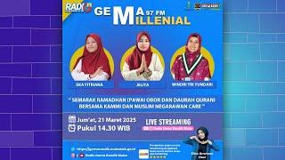 [LIVE] GEMA MILLENIAL "SEMARAK RAMADHAN (PAWAI OBOR DAN DAURAH QURAN) BERSAMA KAMMI"