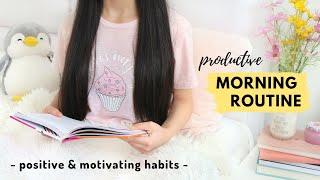 My Productive Morning Routine  Increase your motivation x1000 every morning! 