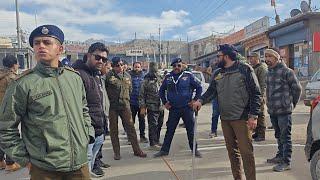 Traffic Police Ladakh Launches Enforcement Drive at Choglamsar Zampa for Smooth Traffic Flow