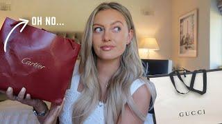 LUXURY HAUL | GUCCI, CARTIER & new BALENCIAGAS? *i spent too much help me*