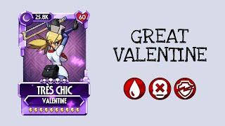 TRÈS CHIC Valentine showcase, skullgirls mobile