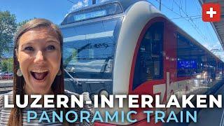 How To Ride The Luzern-Interlaken Express | Panoramic Swiss Train Ride | Swiss Grand Train Tour