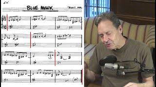 BLUE MONK Arranging ideas, Blues scale fingering  Jazz Piano College Tutorial 