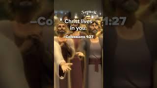 We have eternal life with God because Christ is in our hearts. ️ #BibleTime