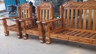 Acceshiya wood  sofaset