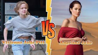 Vivienne Jolie-Pitt (Angelina Jolie's Daughter) Vs Angelina Jolie Transformation  From Baby To 2023