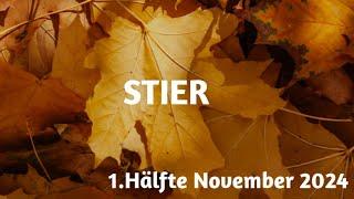 Stier 1. Hälfte Nov. 2024 - Herzschmerz-Auflösung & ein tolles Angebot