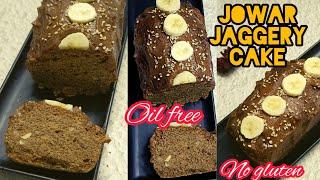 Ravneet Bhalla Bakes Vegan OIL-FREE Eggless Jowar Banana BREAD Cake With Jaggery #noovencakes