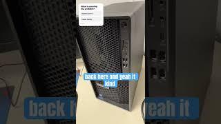 Lenovo desktop not powering on!?  Can you figure out what the problem is?  #tech #pcrepair #lenovo