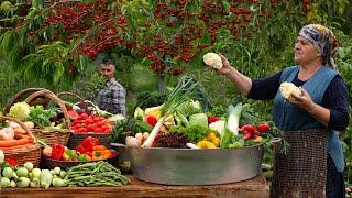  Farm Fresh: Broccoli Harvest, Pickling, and a Home-Cooked Dinner