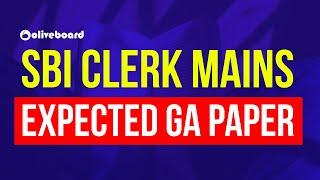 Expected GA Paper for SBI Clerk Mains | General Awareness | Current Affairs 2020 | Banking Awareness