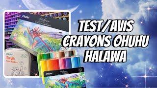 Test / Avis - Crayons de couleurs 72 Ohuhu Halawa