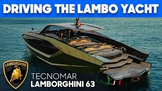 Tested: Best Lamborghini Yacht - FASTER than Conor McGregor’s - Test, Tour & Review